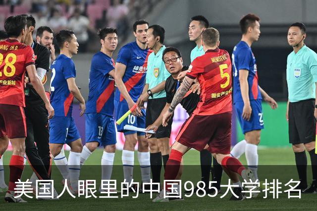 美国人眼里的中国985大学排名